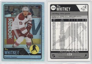 2012-13 O-Pee-Chee Rainbow Foil Ray Whitney #214