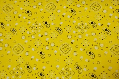 Bandana Cotton Print Fabric | Bandana Fabric | 58/60" Wide | Multiple Colors | - Image 1 of 4