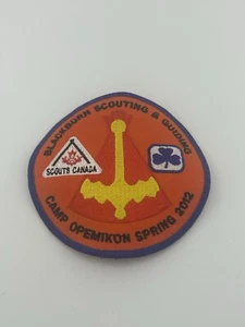 Vintage Boy Scout Patch Blackburn Scouting and Guiding Council Camp Opemikon BSC - Picture 1 of 6