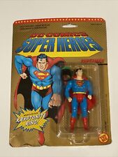 Superman DC Comics Super Heroes Figure W Kryptonite Ring Toy Biz 1989 A52