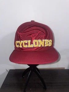 Men's New Era Iowa State Cyclones Football Basketball 59FIFTY Snapback Hat 7 1/8 - Picture 1 of 5