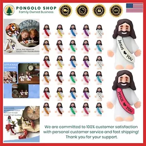 30 Stück Little Jesus Figuren Design Jesus Love You Mini Gummi Jesus Spielzeug - Bild 1 von 11