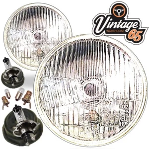 Vintage Warehouse 65 5&3/4" LHD Euro H4 Halogen Umrüstscheinwerfer Scheinwerfer - Bild 1 von 1