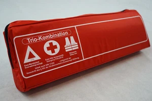 ROT TRIO 3in1 Kombitasche Verbandtasche Warnweste Warndreieck KFZ Verbandskasten - Bild 1 von 2