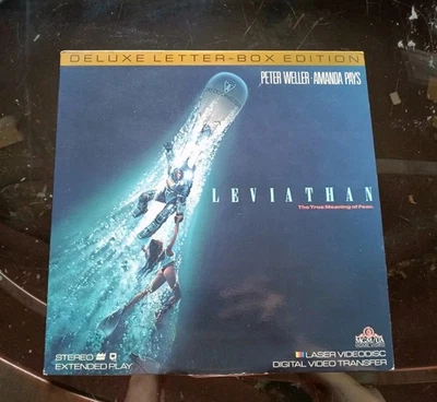 Leviathan (Laserdisc, 1989, Deluxe Letter-Box Edition) Peter Weller - Image 1 of 4