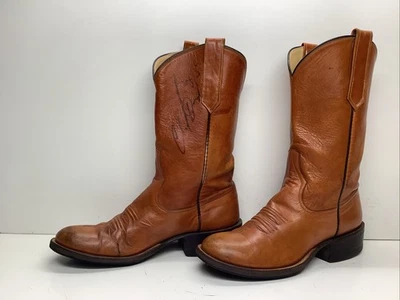 BOTAS VAQUERAS MUJER RIOS OF MERCEDES NARANJA MARRÓN DE COLECCIÓN TALLA 4.5 C Foto 1 de 4