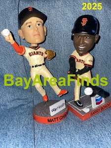 Guante de Oro Matt Chapman de los Gigantes de San Francisco 2025 Barry Bonds Bobblehead SGA SF - Imagen 1 de 5
