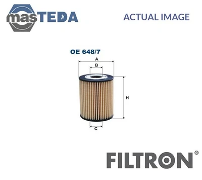 OE648/7 ENGINE OIL FILTER FILTRON FOR VAUXHALL ANTARA 2.0 CDTI 4X4,2.0 CDTI 4X4 - Image 1 of 4
