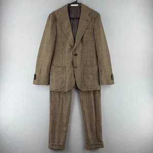 Suitsupply Suit Mens 46 Havana Tulip Slim Wool Cashmere Coat US 38 /Pants 31x30 - Picture 1 of 24