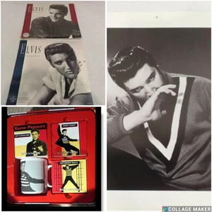 Elvis Presley Fans Collector’s Bundle 🎸 Calendar x 2 1996 & Sweet Rockn’ Tin - Picture 1 of 23
