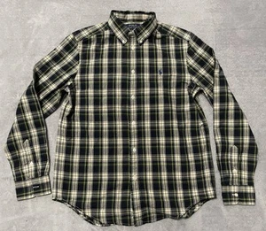 Polo Ralph Lauren Shirt Boys Youth Large L 14-16 Green Plaid Long Sleeve Pony - Picture 1 of 10