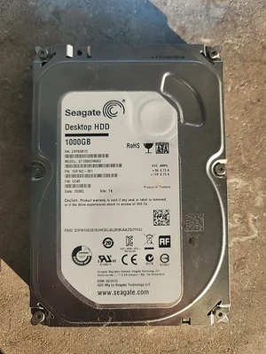 Seagate Barracuda 1TB 3.5" Internal HDD (ST1000DM003-1ER162) HDD 10828 Hours On - Image 1 of 4