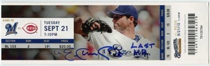 Jim Edmonds Signed Full Final Homerun Stub San Diego Padres 9/21/10 No COA - Picture 1 of 1