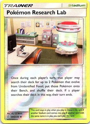 Pokemon Research Lab Reverse Holo Uncommon Stadium Reverse Holo SM - Unified Min - Image 1 of 2