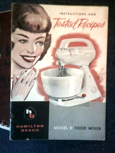 Hamilton Beach Model K Küchenmaschine Anleitung und getestete Rezepte - Bild 1 von 1