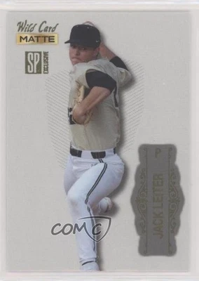 2022 Wild Card Matte SP Exclusive Base Baseball Jack Leiter #MBN-3 - Image 1 of 2