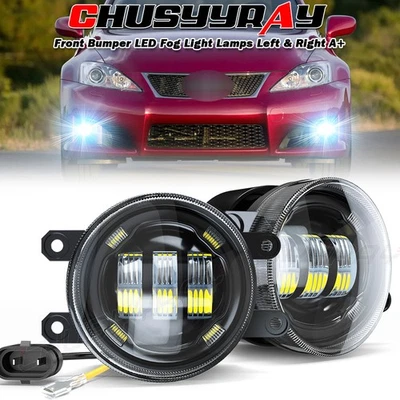 Par de luces antiniebla para parachoques delantero con lentes transparentes luces de conducción para LEXUS IS F 2008-2013 Foto 1 de 4