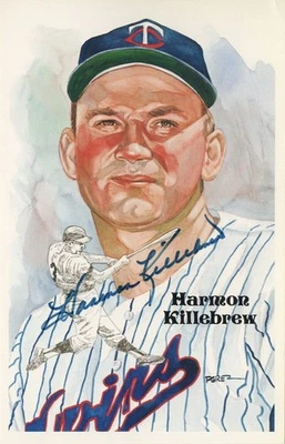 Harmon Killebrew Autographed Perez-Steele Postcard Minnesota Twins JSA AJ82905 - Image 1 of 3