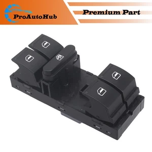 FOR VW AMAROK TIGUAN TOURAN ELECTRIC WINDOW CONTROL MASTER SWITCH FRONT RIGHT - Picture 1 of 4