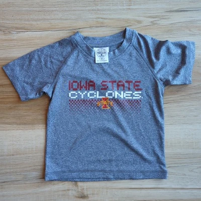 Iowa State Cyclones Toddler T-shirt Short Sleeve 2T Gray Dry Fit  New NWOT - Image 1 of 3