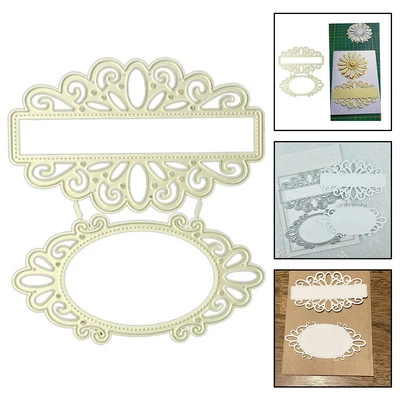 Präzisionsschneiden mit Spitzenrahmen Metall Stanzschablone perfekt für Karten - Bild 1 von 4