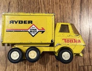 Vintage Tonka Mini Private Label Ryder Delivery Box Truck Van 1970’s 5” Long. - Picture 1 of 8