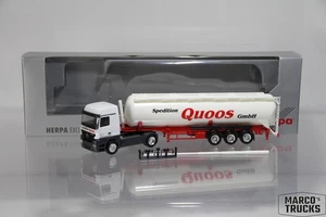 Herpa Mercedes Actros MP2 Silo semitrailer "Spedition Quoos" No. 268943 /H3472 - Picture 1 of 1