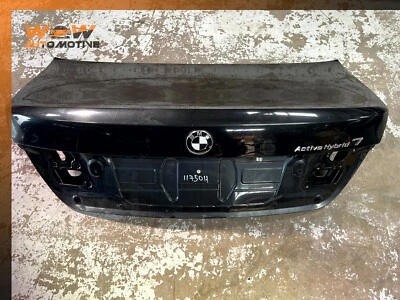 09-15 BMW F01 F02 F04 7 SERIES 750i 740i TAMPA DO PORTA-MALAS DECK SHELL PRETO FABRICANTE DE EQUIPAMENTO ORIGINAL - Imagem 1 de 4