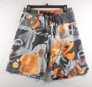 Nike 6.0 Boys Orange Blaze Cargo Board Shorts - Size 16 - Picture 1 of 8