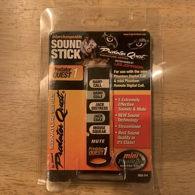 Predator Game Call Sound Stick Quest 1 Coyote Mouse Rabbit Distress Call MSS-714 - Image 1 of 3