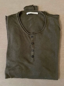 Daniele Alessandrini HerrenShirt Gr.54 Leinen - Cotton Shirt T-Shirt langarm - Bild 1 von 1