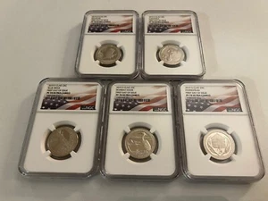 2015-S CLAD NATIONAL PARK QUARTER SET FIRST DAY OF ISSUE NGC PF70 ULTRA CAMEO - Picture 1 of 4