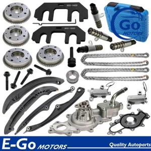 Timing Chain Kit VVT Solenoid Water Pump Tool Fit Ford F-150 Expedition SSV 3.5L - Picture 1 of 14