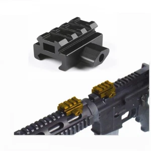 Tactical 3 Slots Riser Mount 20mm Picatinny Rail Base Low Profile Scope Adapter - Picture 1 of 6