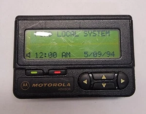 Motorola Advisor Pager Beeper vintage (SPEDIZIONE GRATUITA NEGLI USA) - Foto 1 di 6