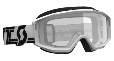 Scott Primal MX Off-Road Goggle White/Black w/ Clear Lens *CLOSEOUT Was $29.95* Foto 1 de 3