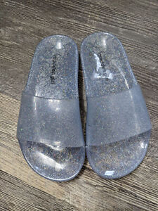 Madden Girl Slides Shoes Size 6 Clear