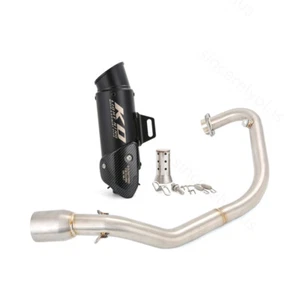 Silenciadores negros de tubo de escape deslizante para CF-MOTO ST Papio 125 para motocicleta - Imagen 1 de 8