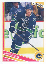 2013-14 O-Pee-Chee Canucks Hockey Card #267 Daniel Sedin