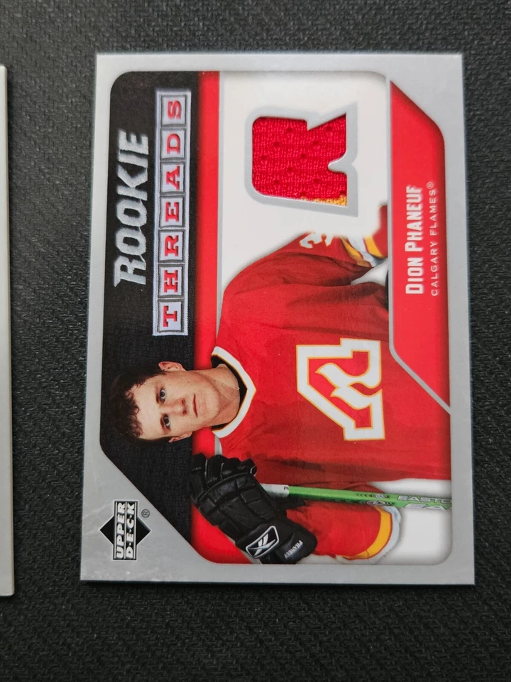2005-06 Upper Deck DION PHANEUF RT-DP Rookie Threads Jersey - Image 1 of 1