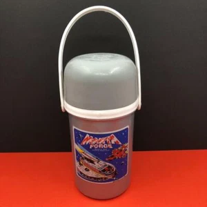 Rare Vintage MANTA Force Toy Action Figures Theme Flask Cup & Water Bottle 1980s - Picture 1 of 4