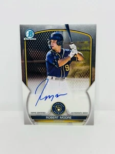 2023 Bowman Chrome ROBERT MOORE Prospects Auto Brewers #CPA-RME - Picture 1 of 2