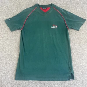 Vtg Jaguar Racing T Shirt Mens S Small Green Embroidered Logo 90s Licensed - Picture 1 of 11