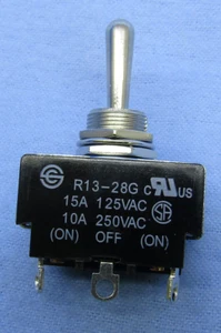 Philmore 30-10099 Toggle Switch, SPDT, (On)-Off-(On), Solder Terminal, NOS - Picture 1 of 1