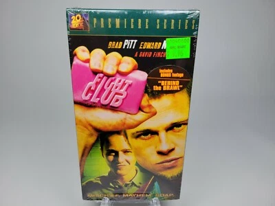 Fight Club VHS, 2002 FACTORY SEALED WATERMARK Bonus Footage "Behind the Brawl" - Image 1 of 4