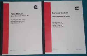 CUMMINS ONAN RV GENERATOR HGJAA HGJAB HGJAC SERIES SERVICE & PARTS MANUAL BOOK - Picture 1 of 15