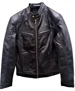 Mens Leather Jacket Fashion Riding Styled Soft Biker Real Leather Winter Jacket - Picture 1 of 2