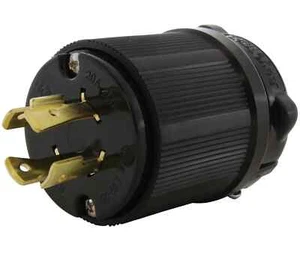 NEMA L15-20P Locking Plug Twist Lock Turnlok 20A 250V 3 L1520-P - Picture 1 of 4