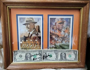 Framed General Neyland And Phillip Fulmer Prints David Hornby Autographed... - Picture 1 of 9