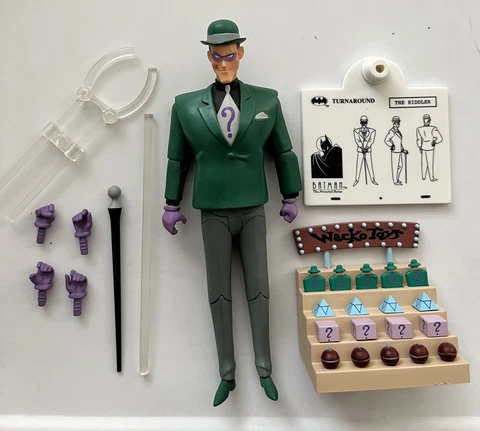 Dc Collectibles Batman The Animated Series 6” Riddler 2014 Action Figure loose Cover